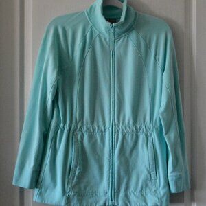 T by Talbots Full Zip Active/Yoga Women's Jacket size Petite Medium MP